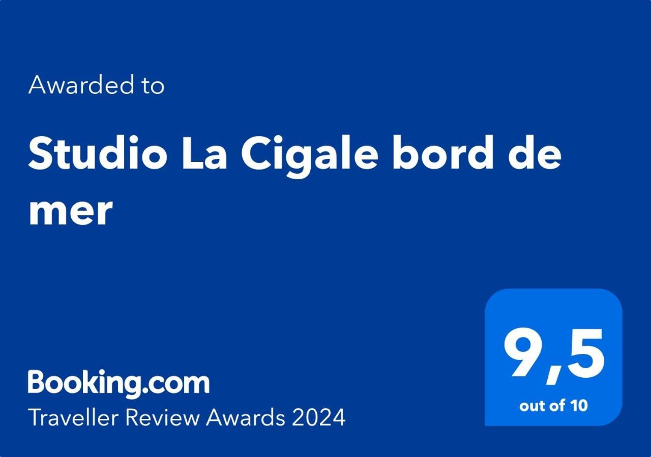 Studio La Cigale Bord De Mer Menton Extérieur photo