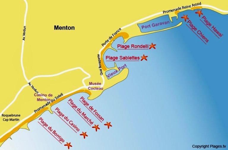 Studio La Cigale Bord De Mer Menton Extérieur photo